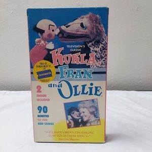 Kukla, Fran and Ollie - Get on the Dragon Wagon + Kukla Discovers America VHS